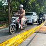 Jalan Raya Lenteng Agung Arah Depok Ambles, Lalu Lintas Macet Parah