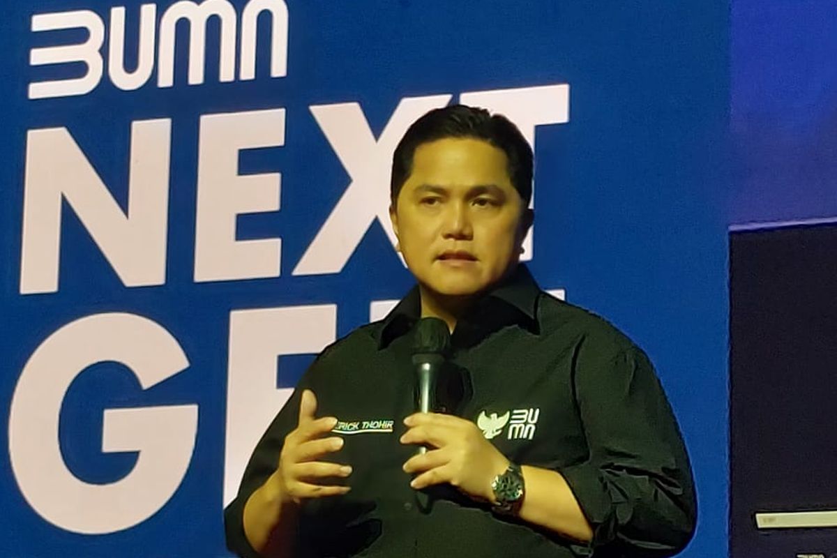 Menteri BUMN Erick Thohir.