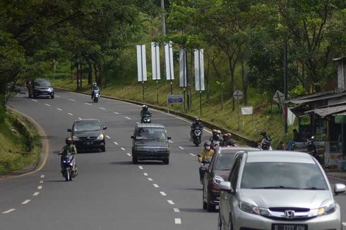 Kepadatan Arus Lalu Lintas di Nagreg Bandung Naik Turun, Didominasi Pemudik Lokal dan Wisatawan