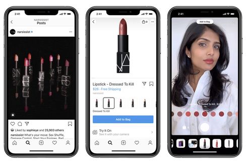 Instagram Punya Fitur AR untuk Menjajal Lebih Dulu Barang yang Dijual