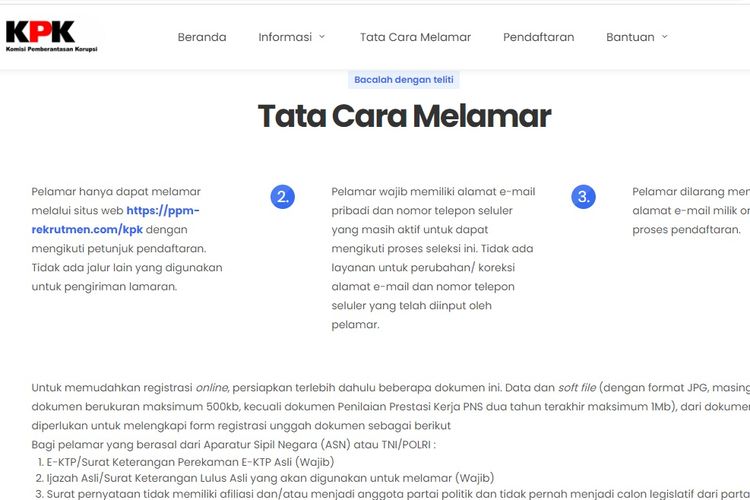 Indonesia Memanggil Kpk Buka Lowongan Jubir Simak Syarat Dan Tata Cara Melamarnya Halaman All Kompas Com