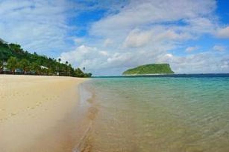 Pantai Lalomanu, Samoa.