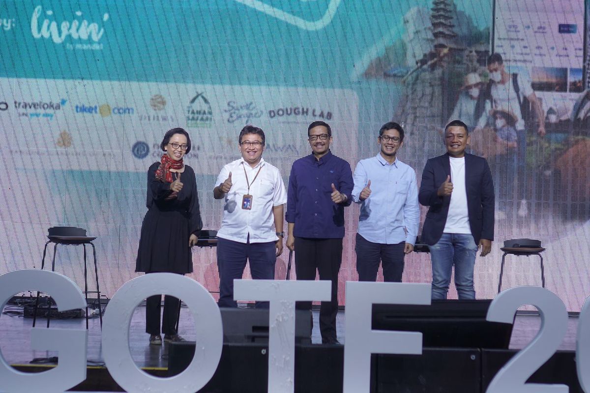 Konferensi pers Garuda Indonesia Online Travel Fair (GOTF) 2022, Rabu (17/11/2022)