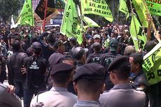 Demo Tolak Ahok, FBR Padati Depan Gedung DPRD DKI Jakarta