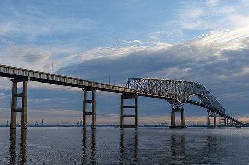 Sejarah Jembatan Francis Scott Key di Baltimore yang Ambruk Usai Tertabrak Kapal Kontainer