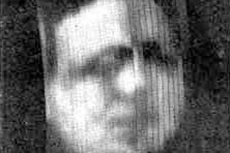 Gambar pertama dari televisi buatan John Logie Bard yang menampilkan wajah orang.