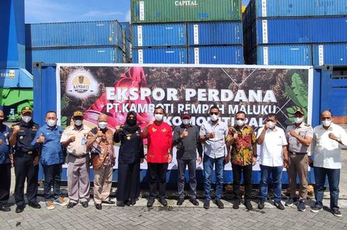 8,5 Ton Pala Maluku Diekspor ke Eropa Lewat Pelabuhan Ambon