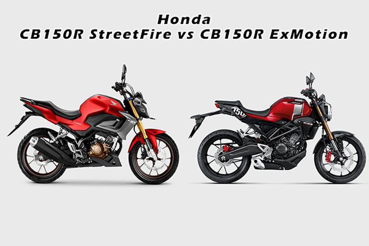 Honda CB150R StreetFire vs CB150R ExMotion