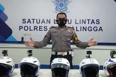 Polisi Solo Dibekali Kamera di Helm buat Lakukan Tilang Elektronik