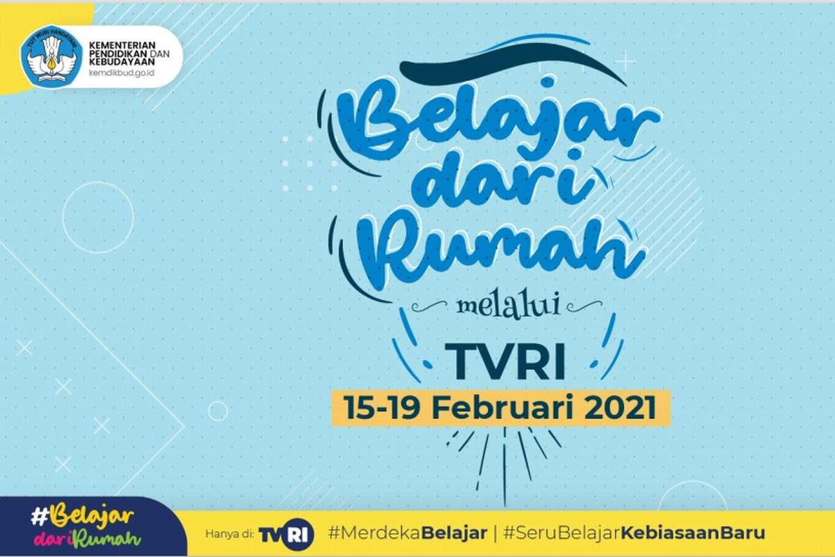 Jadwal TVRI Belajar dari Rumah