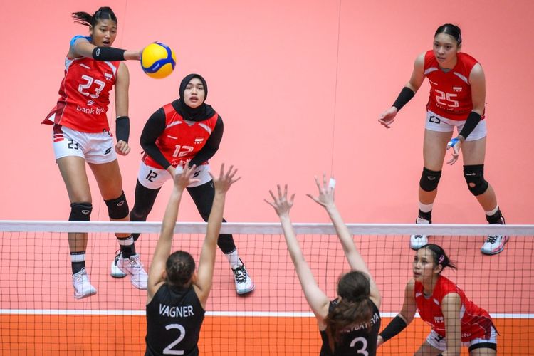 Timnas Voli Putri Indonesia Kalah Tipis dari Kazakhstan di AVC Cup U18