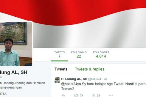 Ini Dia, Akun Twitter Asli Haji Lulung 