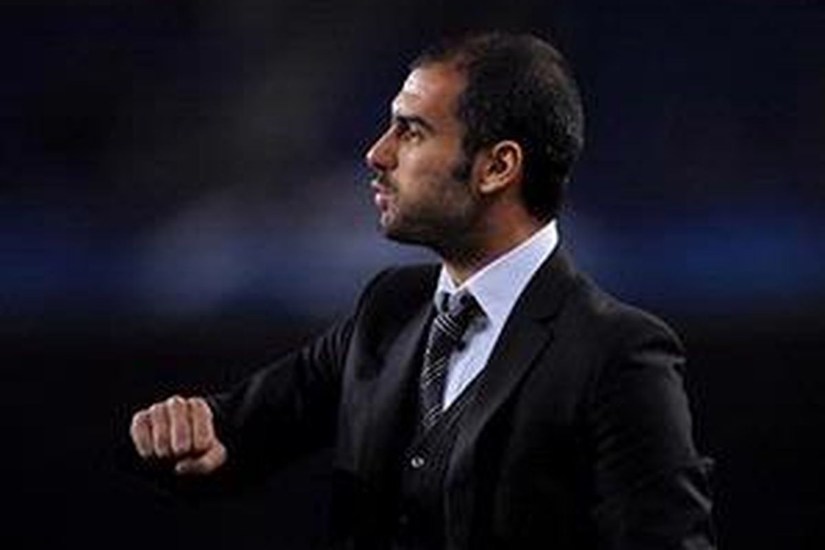 Pelatih Barceloa, Pep Guardiola.