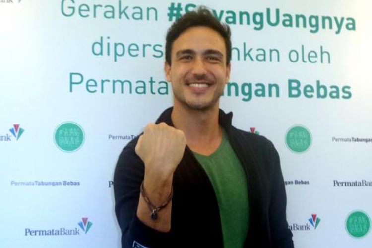 Hamish Daud dalam acara kampanye #sayanguangnya di Portico Senayan City, Jakarta Pusat, Selasa (31/1/2017).