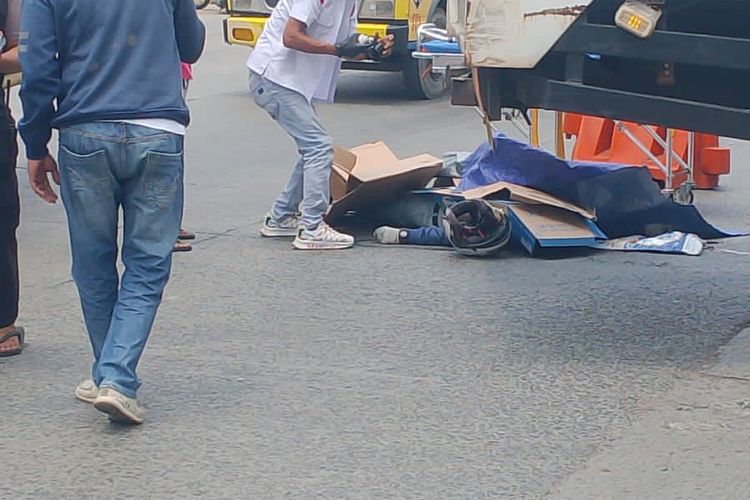 Kecelakaan Motor dan Truk Trailer di Yos Sudarso Jakut, 2 Orang Tewas