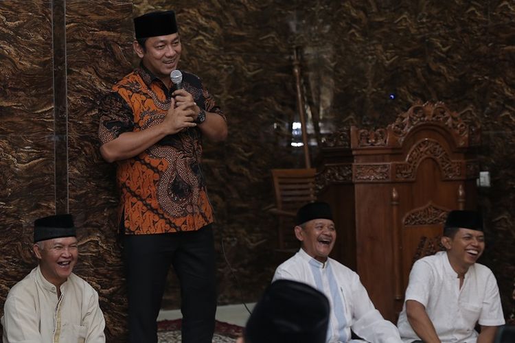 Wali Kota Semarang Hendrar Prihadi, saat bersilaturahmi dengan warga Kelurahan Pandean Lamper Kota Semarang, beberapa waktu lalu.