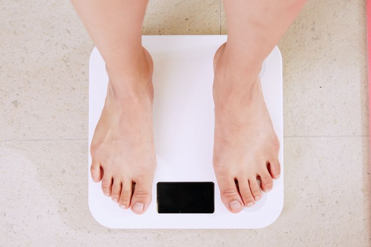 Ilustrasi penurunan berat badan