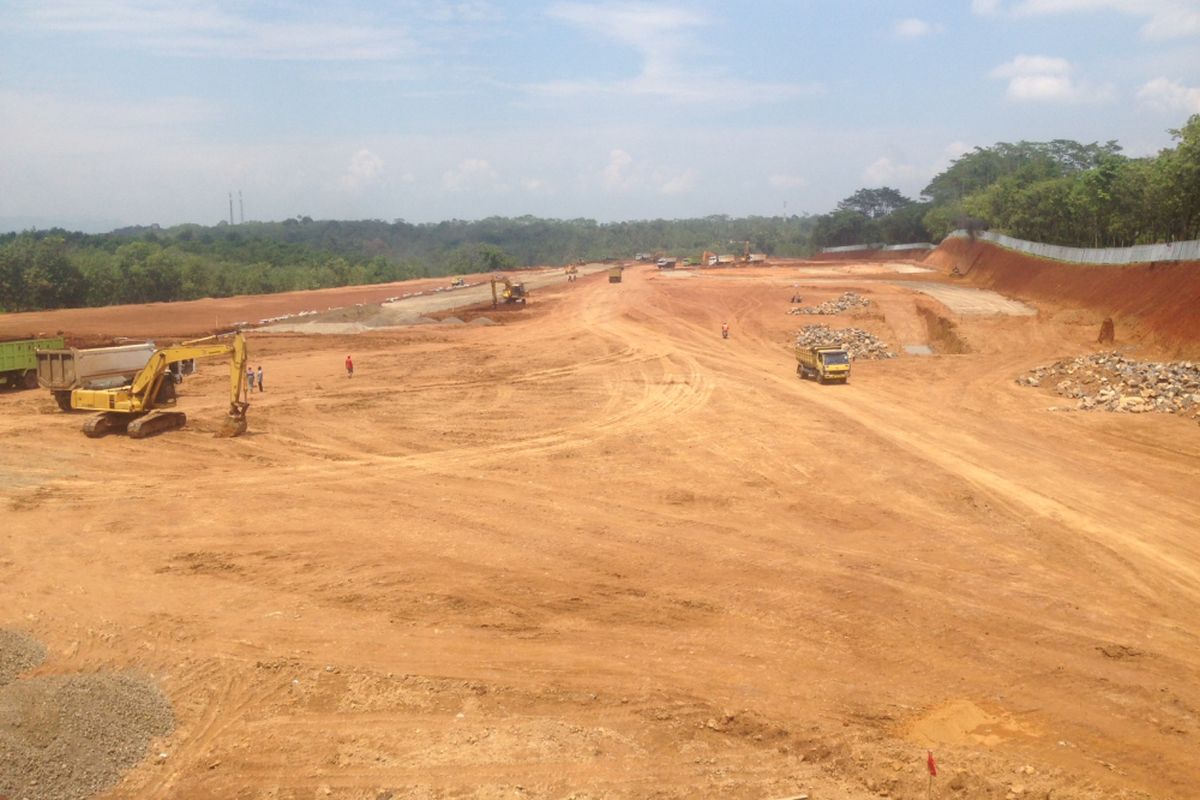 Sirkuit Balap di Kota Semarang, Jawa Tengah, Kamis (26/10/2017)