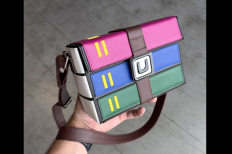 Tas berdesain WinRAR