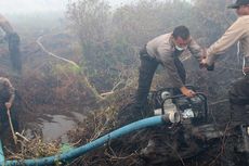 Kebakaran Lahan Gambut di Aceh Barat