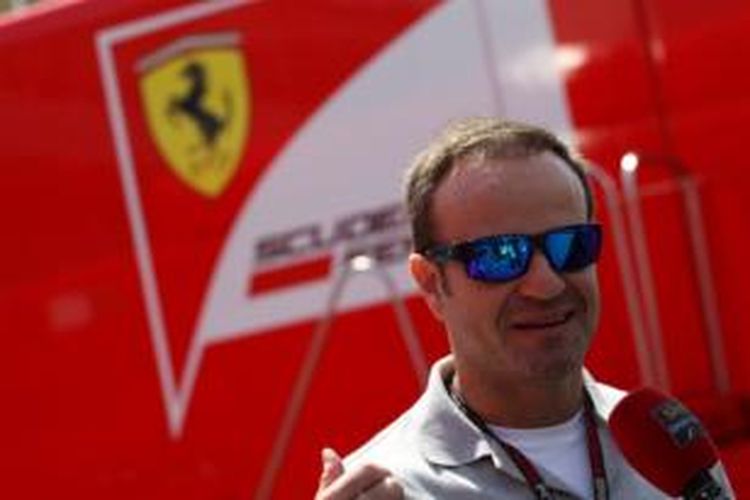 Mantan pebalap Ferrari asal Brasil, Rubens Barrichello.