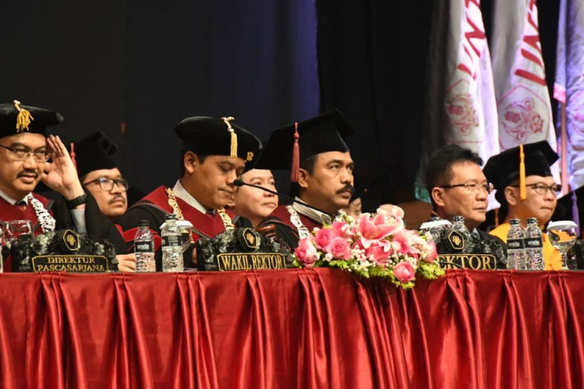 Wisuda ke-72 Untar di Balai Sidang Jakarta Convention Center, Minggu (21/10/2018). 