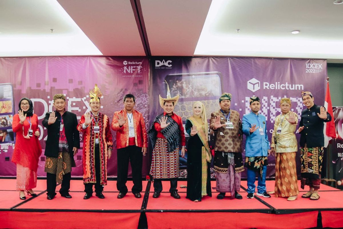 Pembukaan Indonesia Creative Economy Expo (IDCEX 2022), Sabtu (26/2/2022).