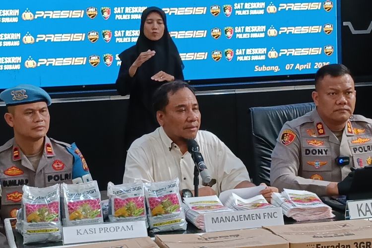 Produksi dan Edarkan Pupuk Palsu, 3 Warga Garut Diringkus Polres Subang