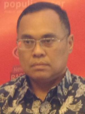 Guru Besar Hukum Internasional Universitas Indonesia, Hikmahanto Juwana dalam sebuah acara diskusi di bilangan Menteng, Jakarta Pusat, Sabtu (7/1/2017)