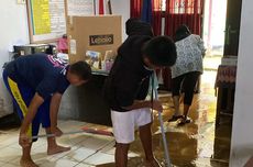 SMP 16 Masni Manokwari Terendam Banjir dan Lumpur, Sekolah Diliburkan