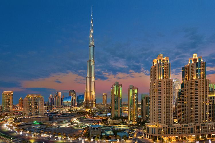 Burj Khalifa di Dubai, Uni Emirat Arab