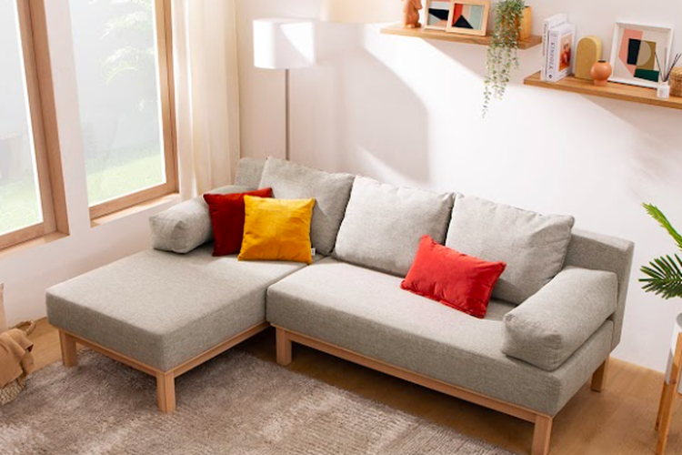 Ilustrasi dekorasi ruangan untuk sambut lebaran