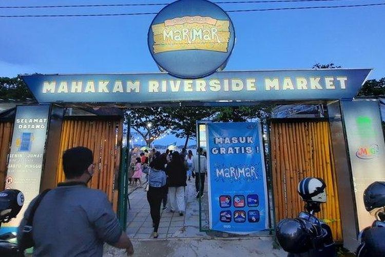 Mahakam River Side Market, Samarinda, Kalimantan Timur