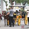 Lebaran di Yogyakarta, Jokowi Ajak Cucu-cucunya Naik Mobil Golf dan Delman