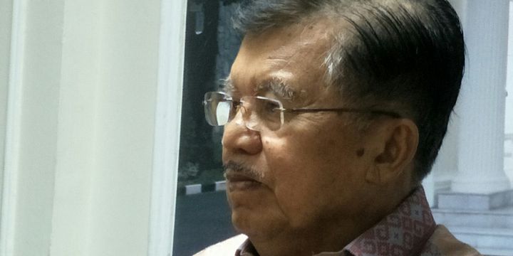 Wakil Presiden RI Jusuf Kalla ketika ditemui di Istana Wakil Presiden RI, Jakarta, Rabu (20/12/2017). 