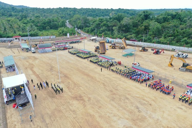 Merdeka Copper Gold (MDKA) menggelar upacara Hari Ulang Tahun (HUT) ke-79 Kemerdekaan Indonesia.