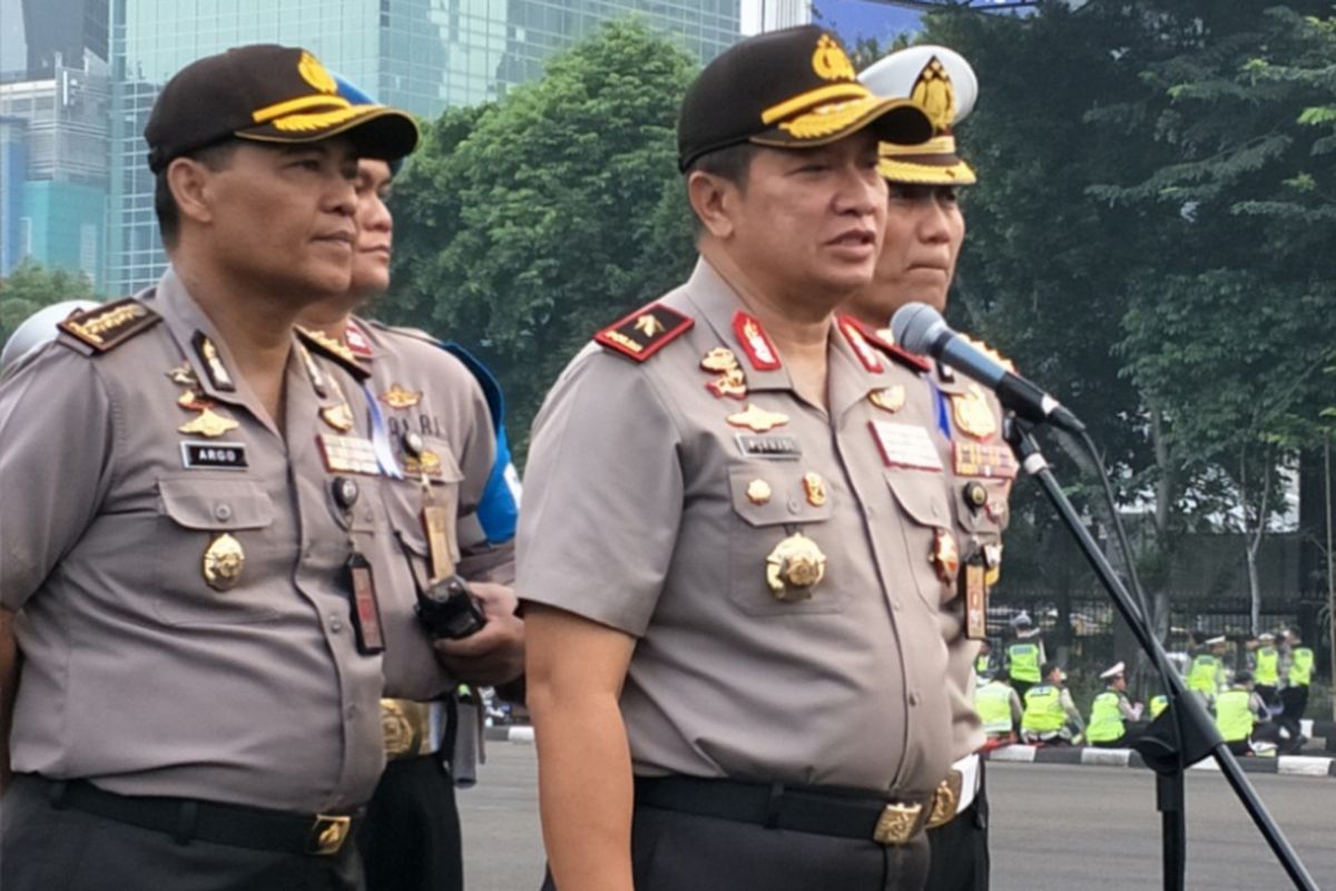 Wakapolda Metro Jaya Brigjen Purwadi di Mapolda Metro Jaya, Kamis (26/4/2018).