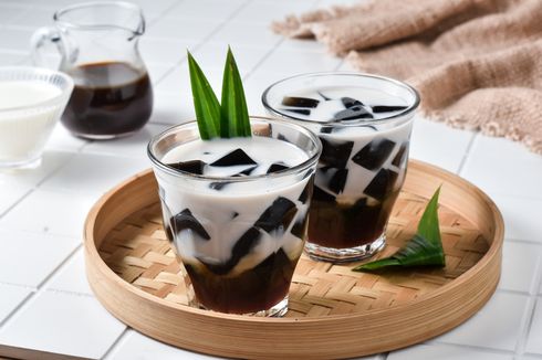 Resep Es Cincau Serut Gula Merah, Minuman Dingin Pelepas Dahaga