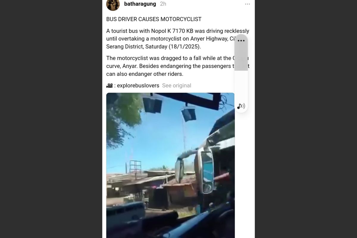 Sopir Bus PO Bontot Ugal-ugalan di Anyer Klaim Bukan Tabrak Lari, Polisi: Pengakuan Sepihak 