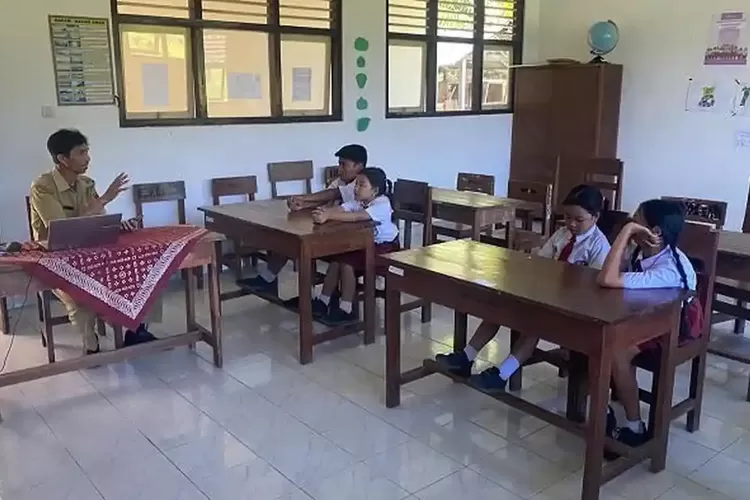 Cerita dari SDN 6 Bhuana Giri Bebandem Karangsem, Jumlah Guru Lebih Banyak daripada Siswa