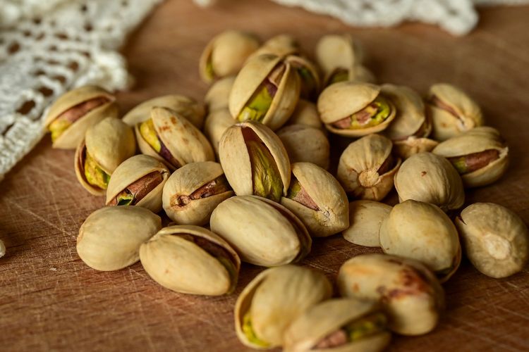 Ilustrasi kacang pistachio. 