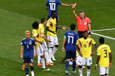 Kolombia Vs Jepang, Kartu Merah Pertama Piala Dunia 2018