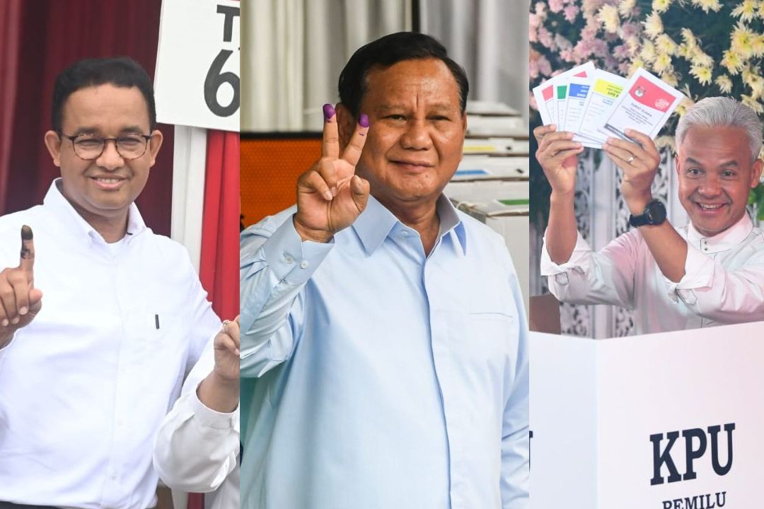 Begini Kata Anies, Prabowo, dan Ganjar Menanggapi Hasil Quick Count Pilpres 2024