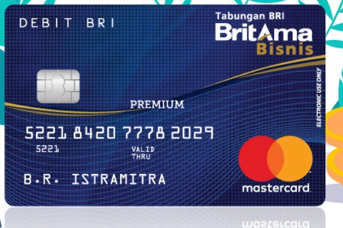 Jenis kartu ATM BRI atau kartu debit BRI Bisnis.