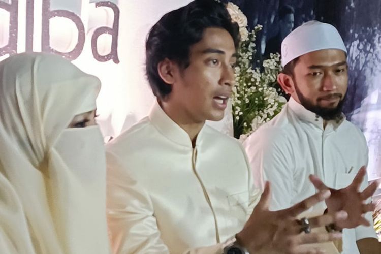 Adiba Khanza dan Egy Maulana Vikri menikah Hallf Patiunus, Kebayoran Baru, Jakarta Selatan, Minggu (10/12/2023). 