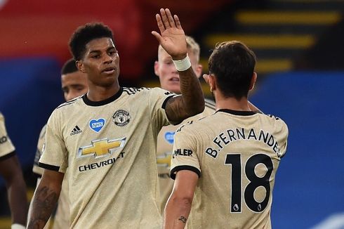 Crystal Palace vs Man United - Rashford Gemilang, Setan Merah Menang