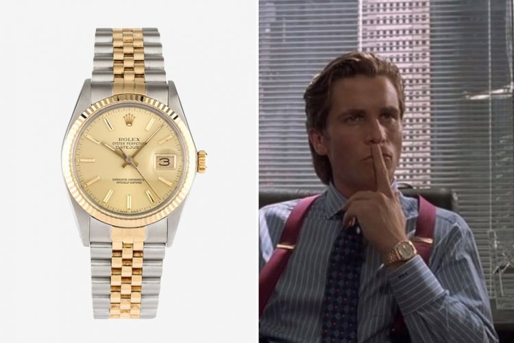 Arloji Rolex Datejust dalam film American Psycho