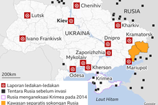 Invasi Rusia ke Ukraina: Melihat Strategi Putin Menggunakan Peta