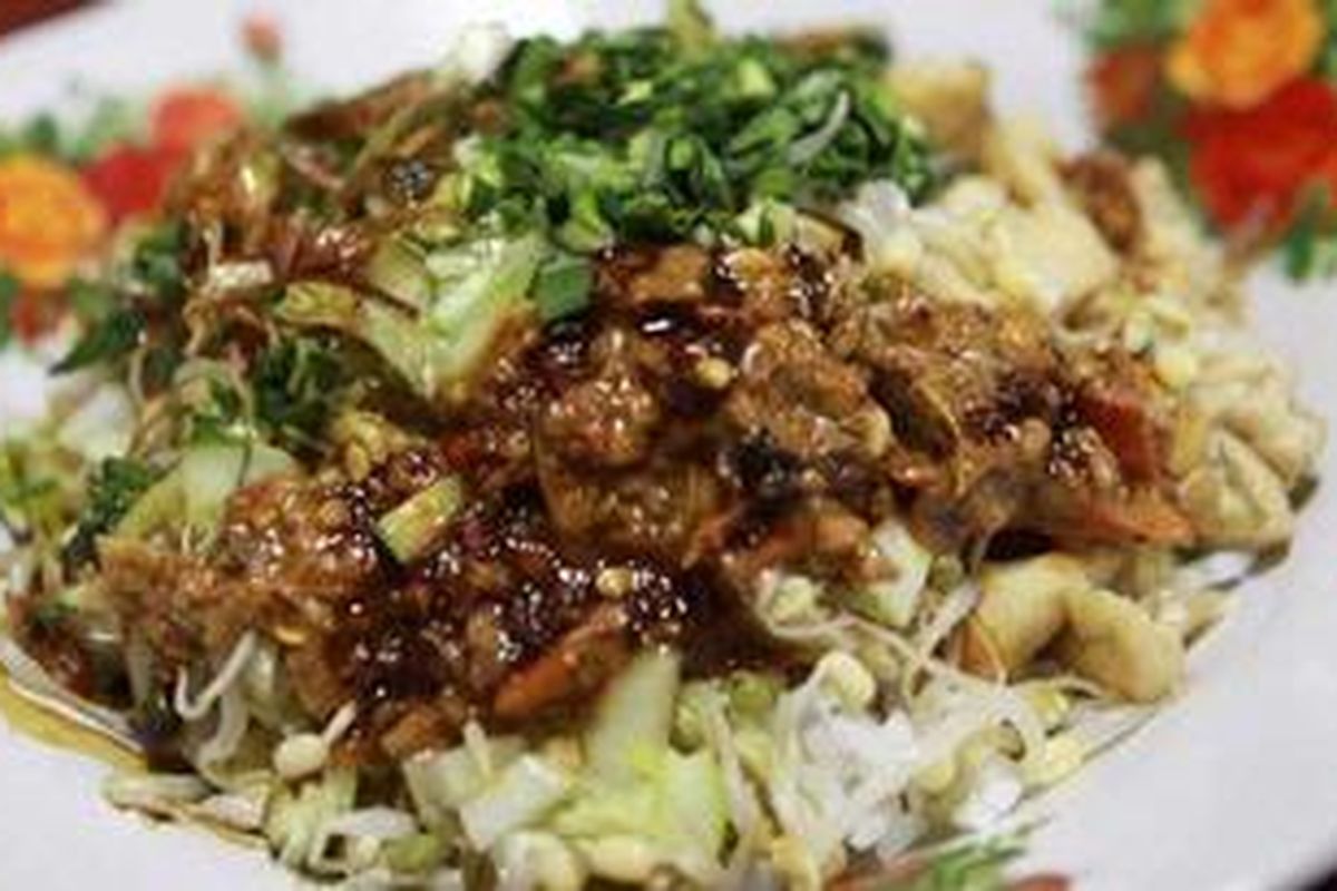 Nasi lengko khas Cirebon.