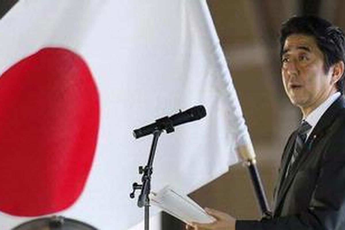 PM Jepang Shinzo Abe.